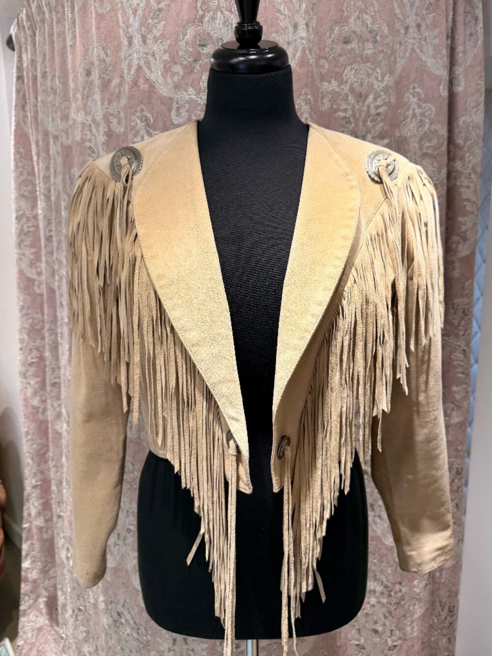 Vintage Scully Suede Fringe Western Jacket